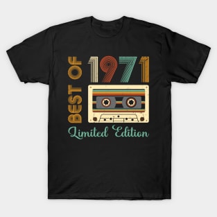 Best of 1971 Birthday T-Shirt